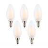 OPALRAY C35 2W (25W Incandescent Equivalent) Torpedo Tip Candelabra LED