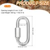 sourcing map Quick Links M5 3.54 Inch Stainless Steel Chain