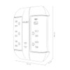 KELEK Multicontacto con 5 Salidas, Puertos USB-A y USB-C, Protección