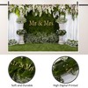 TYLCLTX Grass Wall Flowers Wedding Photo Backdrop Photography Background Wedding
