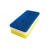 Aisen Silver and Copper Antibacterial W Effect Kitchen Sponge, Clean with the Power of Foam! Foam Clear, Hard Sponge, Yellow, Green, 2.4 x 1.5 x 6.1 inches (60 x 38 x 155 mm)