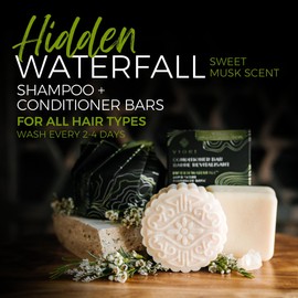 Viori Viori Hidden Waterfall Shampoo Bar - Made with Rice Water for Hair Growth - Handcrafted Sulfate Free Shampoo
