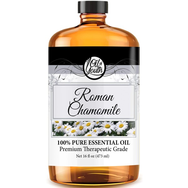 Oil of Youth Essential Oils 16oz - Chamomile (Roman) Essential Oil - 16 Fluid Ounces