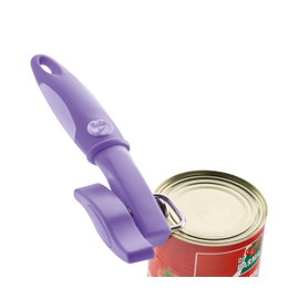 HOUSEWARES GERMANY - HWG Products GmbH 1-Piece ABS, Stainless Steel, Rubber Profi Can - Can Opener Softgrip, Purple