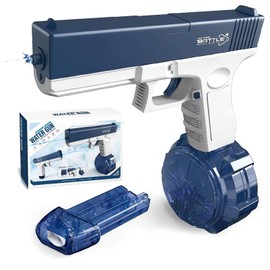 Electric Water Gun Full Auto Water Pistol with 434 CC + 58 CC Capacity Long Range One-Touch Automatic Water Guns for Adults Kids Outdoor Pool Summer Beach