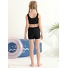 Girls 3 Piece Swimsuits Cute Bikini Set Bathing Suit with