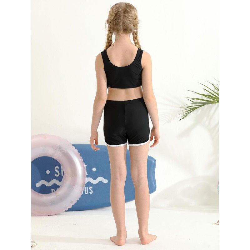 Girls 3 Piece Swimsuits Cute Bikini Set Bathing Suit with