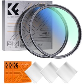 K&F Concept 52mm UV and CPL Filter Kit 18 Multi Layer Coatings Protection Polarizing for DSLR Camera Lens (Nano-K Series)