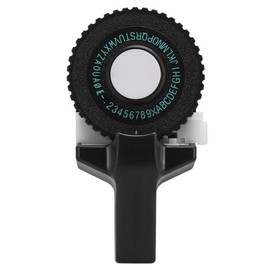 9 mm 3D Embossing Tape Manual Labeling Machine, Mini Manual Manufacturer of Decorative Tapes, Colour ABS 3D, Manufacturer of Sealing Tapes, Indexing, Portable Hand Label Printer (Black)