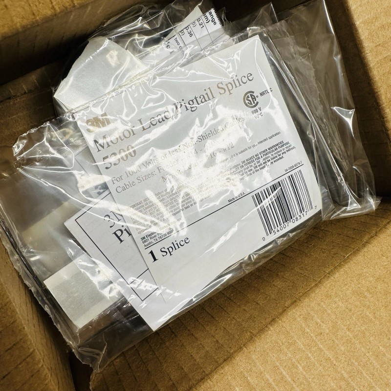 3М Motor Lead Pigtail Splice 3 Splices/Kit 5300, 1000 Volts