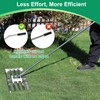 PMKBVI 35" x 10" Lawn Leveling Rake, Heavy Duty 304