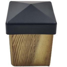 Pack of 10 Fence Post Caps 90 mm Pyramid Cover Cap Anthracite for Posts 9 x 9 cm (UV Stabilised / Made in Germany)