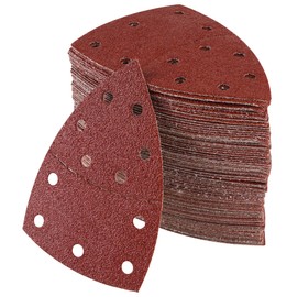 100 pieces of sandpaper triangular sander, 105 mm x 152 mm, delta sander sandpaper set: 10 x P40, 15 x P60, 15 x P80, 15 x P120, 15 x P180, 15 x P240, 15 x P400 for professional use