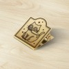 ANATTASOUL Black Cat with Knife Travel Journal Clip for DIY