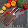 Hollory Kitchen Knife Guards Set, Universal Blade Covers, Abs Plastic