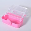 Tuilful Storage Box with Handle, 3-Compartment Plastic Organizer with Lid,