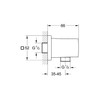 GROHE 27704000 | Euphoria Cube Shower Outlet Elbow