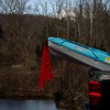 RoadPro 2424G Red 24" x 24" Mesh Warning Flag with