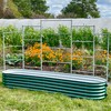 Vego Garden Modular Wall Trellis System, Triple Section 3.5' Long