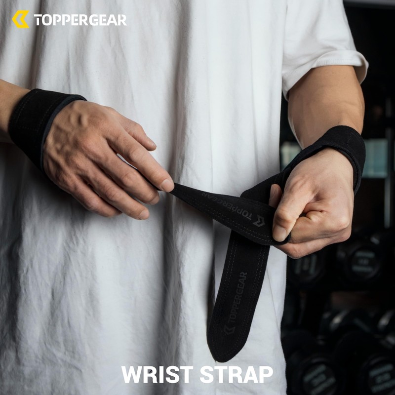 TOPPERGEAR Genuine Leather Wrist Strap (Black)