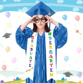 2024 Kindergarten Graduation Cap and Gown,Celebrate Your Little Big Day with Preschool Graduation Cap Gown! (Black-New, 36)