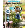 RAINPOINT Irrigation Computer WiFi Automatic Irrigation System with Brass Inlet