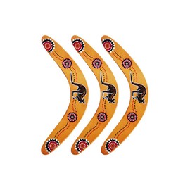 NYGGTYK 1 Piece Dart Outdoor Boomerang Kids Adult Boomerang Wooden Boomerang Outdoor V Shaped Boomerang Outdoor Flying Saucer Toy Return Boomerang Trip Beach Toy