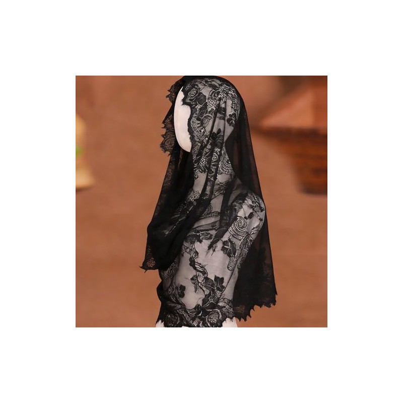 Mantilla católica para la iglesia y la misa latina, velo