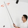 Stainless Steel Telescopic Sound Hitting Diagnostic Rod, Total Length 51.2