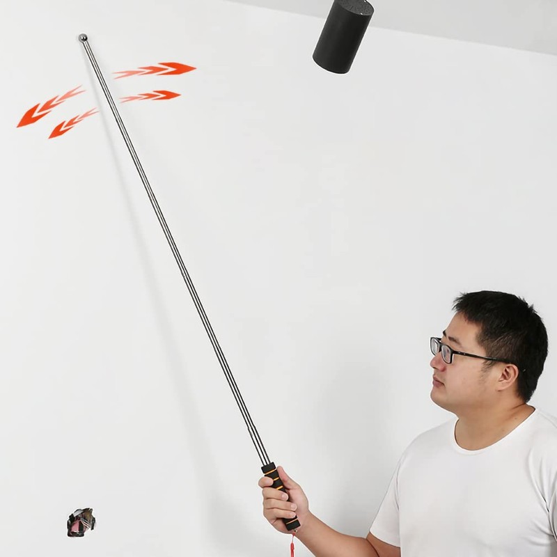 Stainless Steel Telescopic Sound Hitting Diagnostic Rod, Total Length 51.2