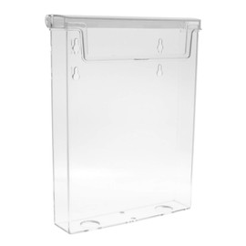 taymar DIN A5 Brochure Holder, Brochure Box with Lid, Weatherproof (Also Suitable for Outdoor Use)