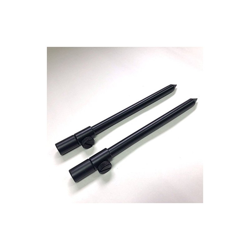 2 x 20-30cm Black Carp Coarse Ali Aliminium BankSticks Bank