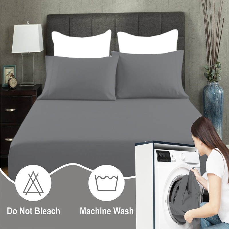 Comfy Nights Extra Deep 16"(40cm) Super King Fitted Sheet Non