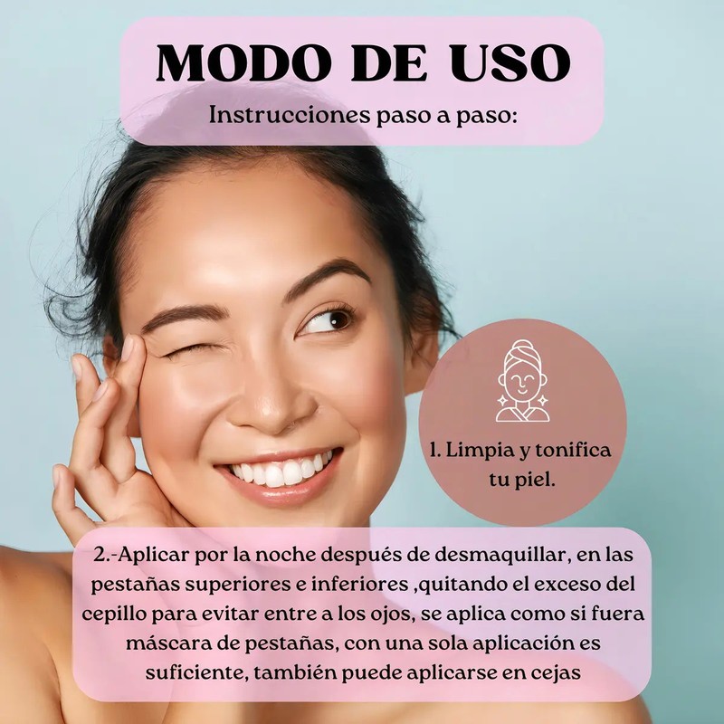 Te Quiero Latina Sérum Crecimiento Pestañas y Cejas con Aceites