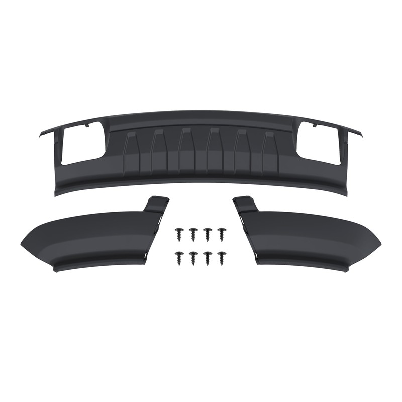 KUAFU 3PCS Front Bumper Lower Valance Compatible with 2009-2014 Ford