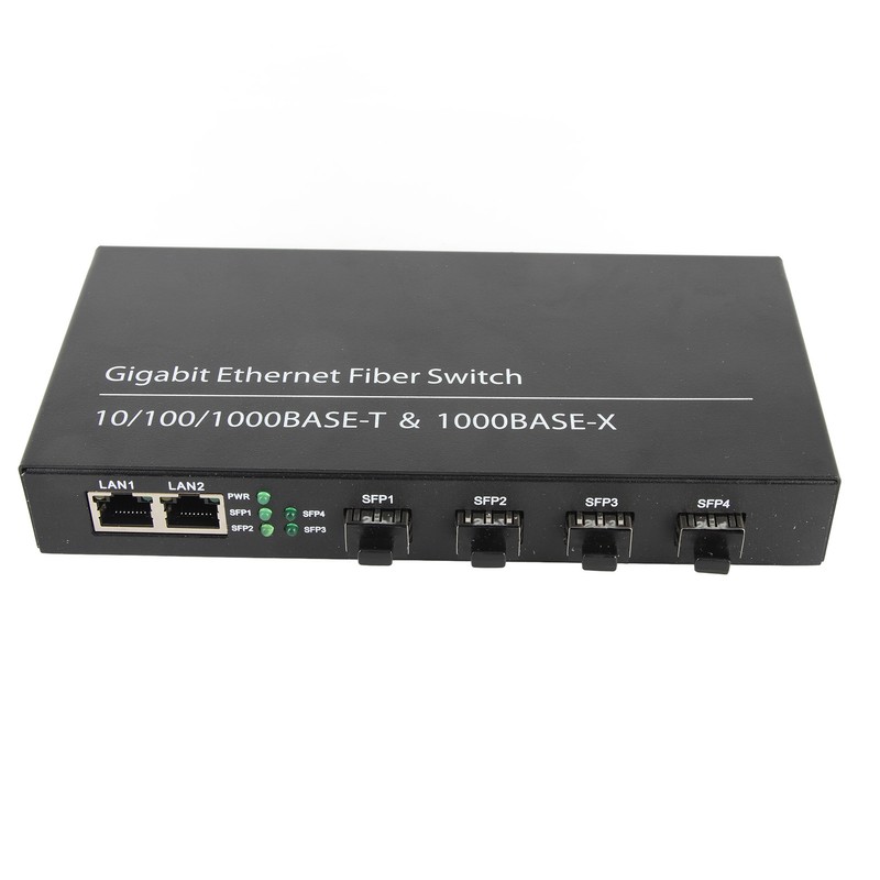 SFP Ethernet Fiber Switch Up To 120km 4 Optical Port