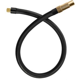 sciuU 2-in-1 Schrader & Presta Valve Adapter, 40cm / 15.7 inches Extension Tube Hose for Portable Air Compressors, Bike Car Motorcycle Bicycle Tyre Air Pump Inflator Replacement Hose