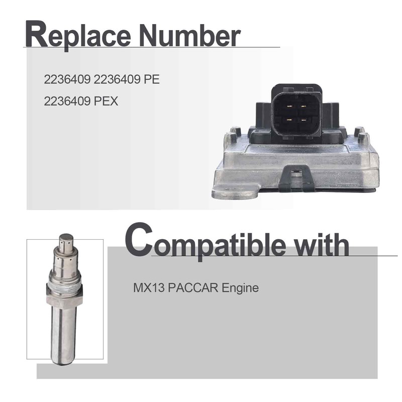 DEP Nitrogen Oxide Sensor NOX Sensor for MX13 Engine, fits