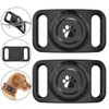 [2 Pack] Waterproof AirTag Dog Collar Holder Case, Silicone Full-Body
