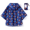 QIKADO Poncho Antipioggia Bambino, Poncho Pioggia Bambina con Cappuccio e