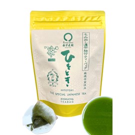Haruyoshi Tea Garden Shizuoka Tea Kakegawa Tea Kikugawa Tea Cold Brew Green Tea 【 Momidashi Concentrated Tea "Hitotoki" with String Attached Tea Bags 3g×30P / Shizuoka Kakegawa Kikugawa Produced