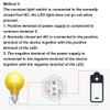 Self-locking Push Button Switch, Waterproof Pre-wired Push Starter Switch with
