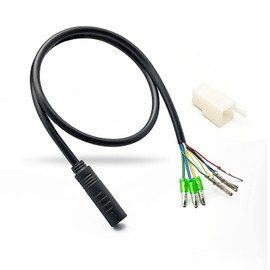HUDAMZKY Hub Motor Convert Extension Cable 9 Pin Waterproof Connector 36V 48V 52V 250W-1200W Ebike Motor Conversion Line 60cm 130cm 160cm Electric Bike Accessories (130cm Female)