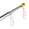 Risipu 8.2FT Telescopic Flag Pole,Stainless Steel Handheld Portable Extendable Retractable