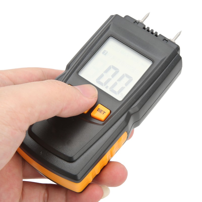 GM605 Portable Wood Moisture Meter Hygrometer Digital Wood Density Meter