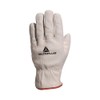 Deltaplus Venitex FBN49 Cowhide Grain Leather Work Gloves Grey -Pack