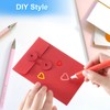 PATIKIL 12 Pcs Kraft Paper Envelope with String Tie Closure,