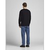 JACK & JONES Male Sweatshirt Plain Sweatshirt, black
