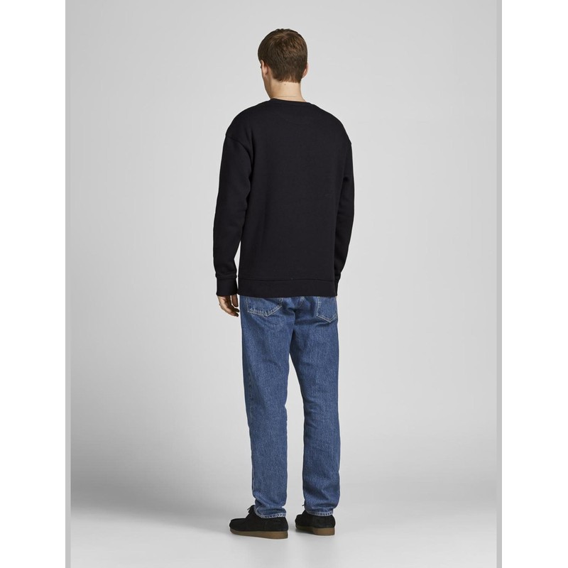 JACK & JONES Male Sweatshirt Plain Sweatshirt, black