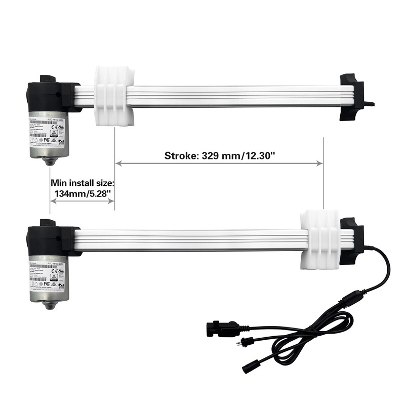JLDQ-18 Motor Model JLDQ.18.134.329Z02 Linear Actuator for Electric Sofa Lift